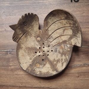 Handmade Coconut Shell Soap Dish